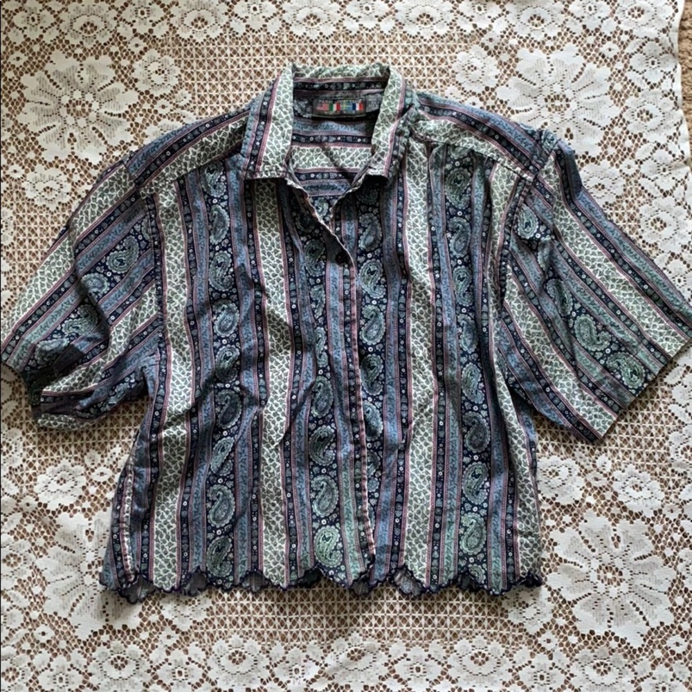 Vintage Style Paris Sport Club Top